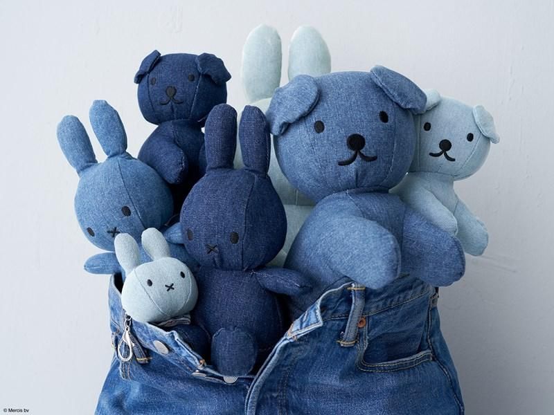 BONTON TOYS】 Miffy Denim Big 33cm 【 Light Wash・Mid Wash