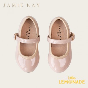 【Jamie Kay】 BALLET FLAT - PATENT ROSE【13.8cm - 17.8cm】 バレエシューズ フラットシューズ 女の子 子供靴 ピンク YKZ