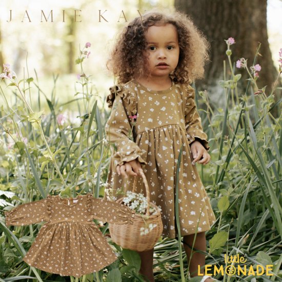 Jamie Kay Frankie Dress Madeleine Floral 1歳 2歳 3歳 4歳 ワンピース ブラウン 花柄 ジェイミーケイ ニュージーランド