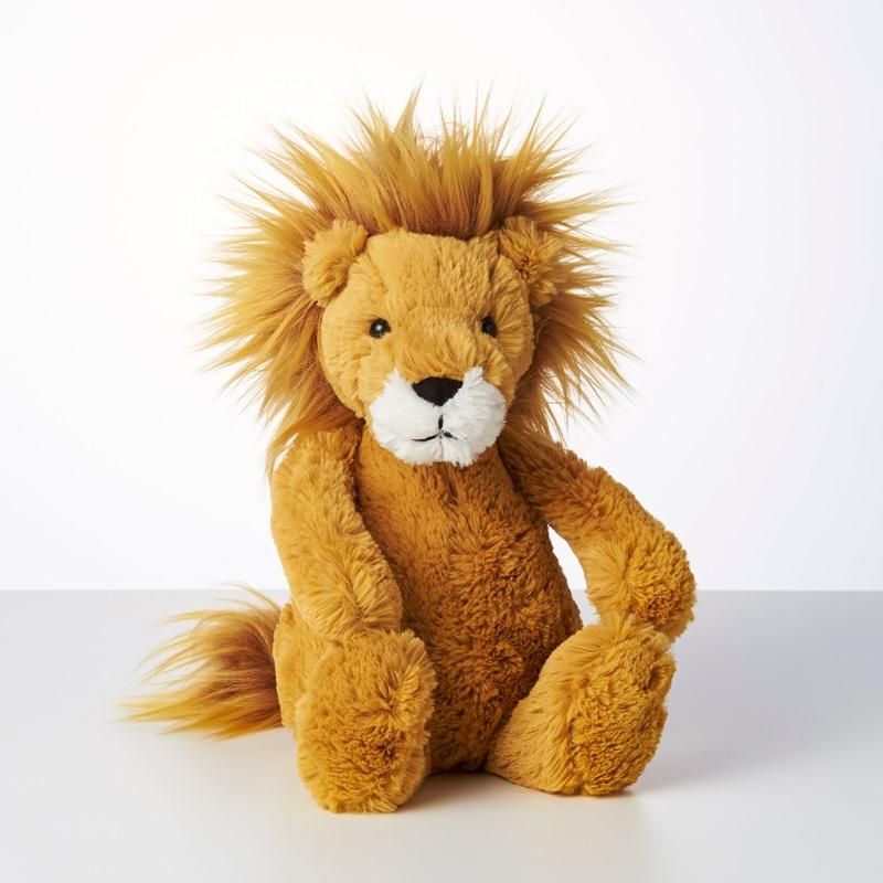ジェリーキャット()★人気ライオンぬいぐるみ★癒しのふわもこ感 Jellycat ジェリーキャット】 Mサイズ Bashful Lion (BAS3LION