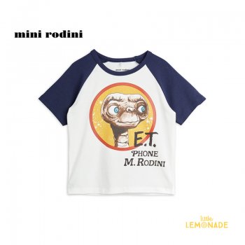 【Mini Rodini】E.T. ss tee 【9か月-1.5歳 / 1.5-3歳 / 3-5歳 / 5-7歳】  半袖 Tシャツ (2232010110）2021 YKZ