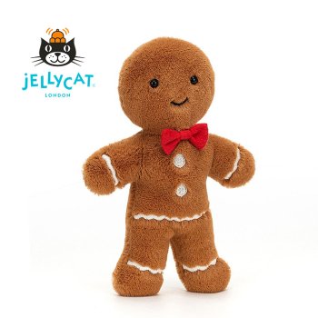 【Jellycat ジェリーキャット】  Jolly Gingerbread Fred  (JGB3F)  ジョリー ジンジャーブレッド フレッド ぬいぐるみ クリスマス 【正規品】 