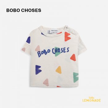 <img class='new_mark_img1' src='https://img.shop-pro.jp/img/new/icons1.gif' style='border:none;display:inline;margin:0px;padding:0px;width:auto;' />【BOBO CHOSES】  B.C all over short sleeve T-shirt  【12-18か月・18-24か月】  (122AB001)   22SS YKZ