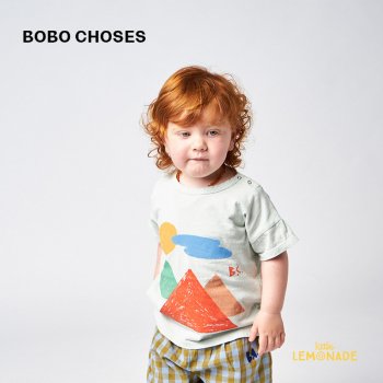 【BOBO CHOSES】  Landscape short sleeve T-shirt  【80cm / 12-18か月】  (122AB008)   22SS YKZ ◆SALE