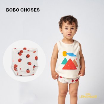 <img class='new_mark_img1' src='https://img.shop-pro.jp/img/new/icons1.gif' style='border:none;display:inline;margin:0px;padding:0px;width:auto;' />【BOBO CHOSES】   Ladybug all over culotte  【6-12か月・12-18か月】 (122AB069)　 22SS YKZ