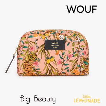 【WOUF】 化粧ポーチ Bengala Big Beauty 虎 タイガー pouch マチ付きポーチ メイクアップバッグ メイクポーチ 化粧ポーチ (MB220001) 