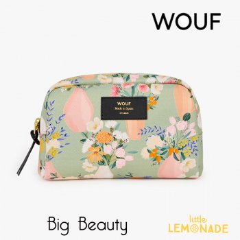 【WOUF】 化粧ポーチ Aida Big Beauty 花 花柄 pouch マチ付きポーチ メイクアップバッグ メイクポーチ 化粧ポーチ (MB220006) 