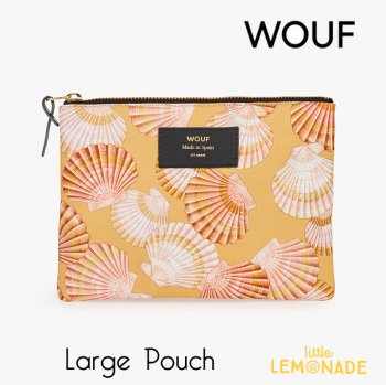 【WOUF】 ラージポーチ Coral Large Pouch 貝殻 夏 クラッチバッグ pouch バッグ 小物入れ 小物ポーチ (ML220009) 