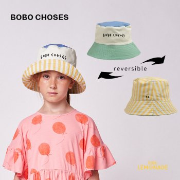 【BOBO CHOSES】 Bobo Choses reversible hat 【HEAD54】 (122AI002)   リバーシブル ハット 22SS YKZ