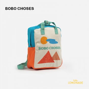 【BOBO CHOSES】 Landscape school bag【ONE SIZE】 (122AI017)  リュック スクエア バックパック スクールバッグ 22SS YKZ ◆SALE
