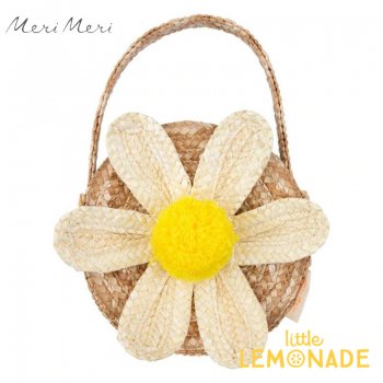 Meri Meri  ۥ磻ȥǥ ȥХå White Daisy Straw Bag  λ (202148)