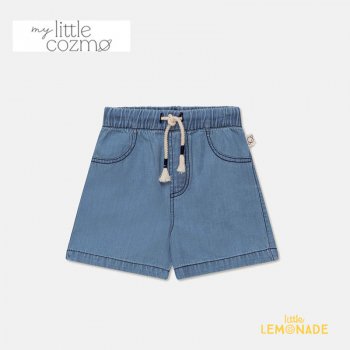 【MY LITTLE COZMO】 denim baby bermuda shorts【9か月/18か月】 デニム ショートパンツ (BOB153)   YKZ 22SS ◆SALE
