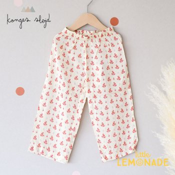 Konges Sloejd LEZZI PANTS 2/3/4С VINTAGE FLORAL REDѥ ܥȥॹ ܥ (KS2970)  22SS YKZ SALE