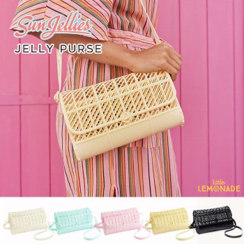 <img class='new_mark_img1' src='https://img.shop-pro.jp/img/new/icons1.gif' style='border:none;display:inline;margin:0px;padding:0px;width:auto;' />【Sun Jellies】 Jelly Purse 全5色　ポシェット ショルダーバッグ ジェリーパース カゴバッグ ななめ掛けバッグ 【正規品】 サンジェリーズ