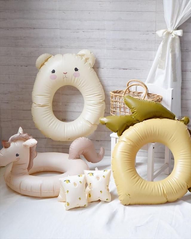 Konges Sloejd】 SWIM RING BEAR 【CHERRY BLUSH / SOLEIL】浮き