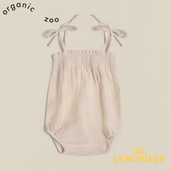 【organic zoo】 Oat Spaghetti Bodysuit 【0-3か月/3-6か月/6-12か月】 ロンパース モスリンコットン オーガニックズー 22SS MSBOOZ