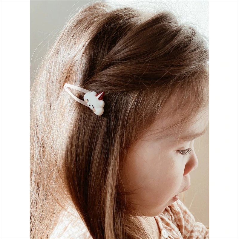 Konges Sloejd ヘアクリップ 6個セット 3 Pack Hair Clips Icon Hamster ハムスター ヘアアクセサリー ヘアピン 女の子 おしゃれ コンゲススロイド プレゼント ギフト リトルレモネード 22ss Ks3153