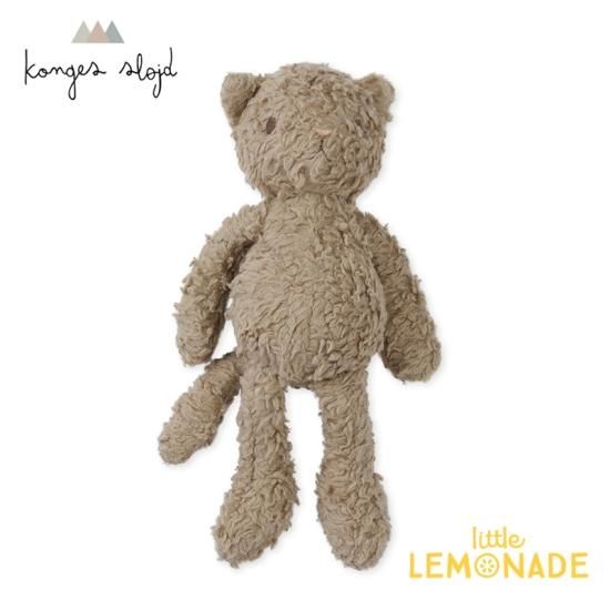 Konges Sloejd Teddy Animals Cat ぬいぐるみ 猫 ネコ ねこ ベビートイ おもちゃ ファーストトイ コンゲススロイド ベビー 子供 男の子 女の子 リトルレモネード 出産祝い 赤ちゃん