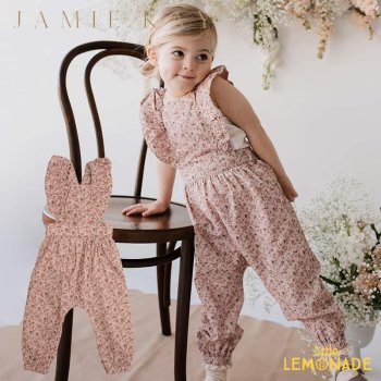 <img class='new_mark_img1' src='https://img.shop-pro.jp/img/new/icons1.gif' style='border:none;display:inline;margin:0px;padding:0px;width:auto;' /> 【Jamie Kay】  ORGANIC COTTON PINCORD RUBY ONEPIECE - AMELIE FLORAL 【1歳/2歳/3歳】サロペット オールインワン 花 22SS