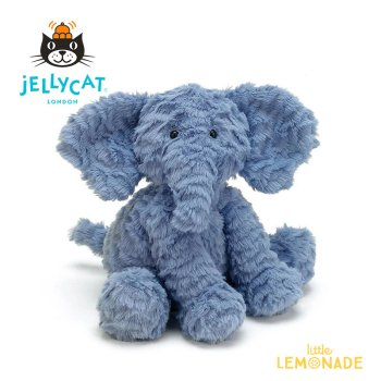 【Jellycat ジェリーキャット】 Fuddlewuddle Elephant  Mサイズ チョークブルー ぞう エレファント  ぬいぐるみ  青  (FW6EUK) 【正規品】