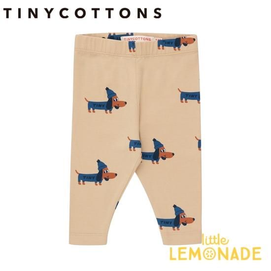 Tinycottons Dogs Baby Pant 6か月 12か月 24か月 Taupe Indigo タイニーコットンズ ベビー パンツ レギンス ズボン おしゃれ 女の子 男の子 赤ちゃん ベビー服 アパレル 赤ちゃん リトルレモネード ドッグ 犬aw22 009