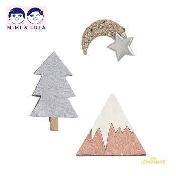 【Mimi&Lula】 SNOWY MOUNTAIN CLIP SET ヘアクリップセット  (802058 79） ミミ＆ルーラ  
