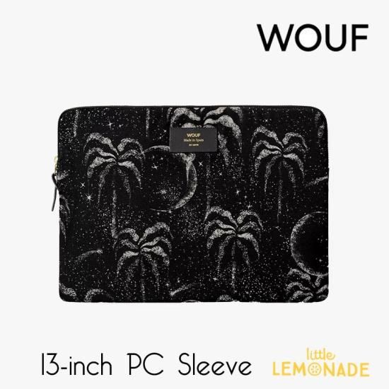 Wouf Eclipse 13インチ Pcケース パソコン用スリーブ 黒 Macbook Pro 13inch Pc Sleeve パソコンケース 大人 在宅勤務 おしゃれ クール ノートブック Notebook ラップトップケース ウーフ リサイクル生地 S2012 あす楽 リトルレモネード