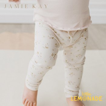 【Jamie Kay】 RIB LEGGING  【6-12か月/1歳/2歳】 レギンス パンツ ズボン NINA WATERCOLOUR FLORAL YKZ