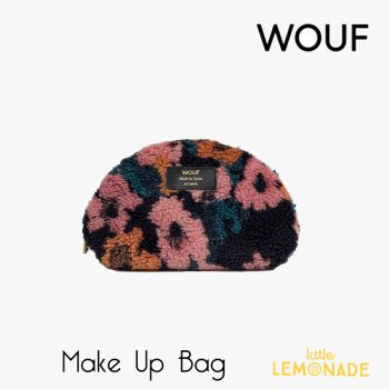 【WOUF】 Carmen Make Up Bag メイクアップ バッグ もこもこ 花 フラワー teddyコレクション (TMA220019) 