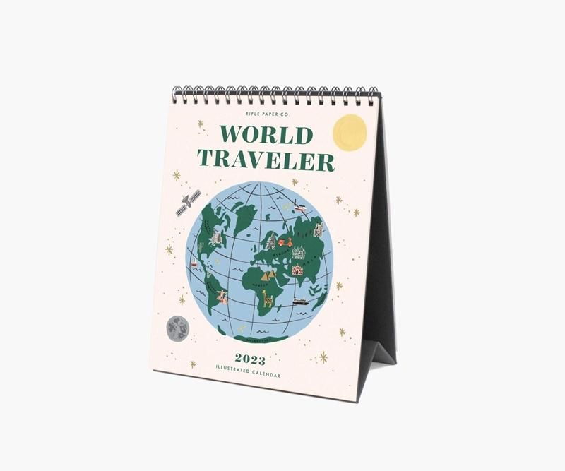 Rifle Paper 23 ワールドトラベラー デスクカレンダー 卓上タイプ Cal072 Desk Calendar World Traveler 表紙地球 世界都市 マップ Map 雑貨 かわいい スタイリッシュ オシャレ ギフト プレゼントにも ライフルペーパー あす楽 リトル Rifle Paper 23 ワールドトラベラー デスクカレンダー 卓上タイプ Cal072 Desk Calendar World Traveler 表紙地球 世界都市 マップ Map 雑貨 かわいい スタイリッシュ オシャレ ギフト プレゼントにも ライフルペーパー あす楽 リトル