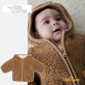 【MY LITTLE COZMO】  Faux shearling baby jacket | unique 【12か月/24か月】 (CLEF196) YKZ 22AW