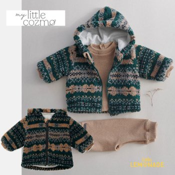<img class='new_mark_img1' src='https://img.shop-pro.jp/img/new/icons1.gif' style='border:none;display:inline;margin:0px;padding:0px;width:auto;' />【MY LITTLE COZMO】  ethic sherpa baby jacket | unique 【12か月/24か月】 (ELAN197) YKZ 22AW