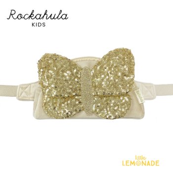 <img class='new_mark_img1' src='https://img.shop-pro.jp/img/new/icons1.gif' style='border:none;display:inline;margin:0px;padding:0px;width:auto;' />【Rockahula Kids】 Sequin Butterfly Bag (G1867G)  スパンコール バタフライ デザインバッグ 22AW ちょうちょ 蝶 ゴールド