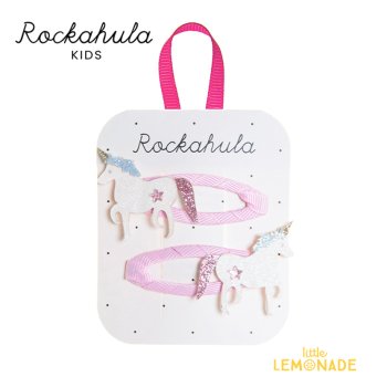 【Rockahula Kids】 Unicorn Clips (H1805W)  ユニコーン ヘアクリップ 2個セット  22AW