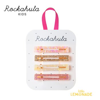 <img class='new_mark_img1' src='https://img.shop-pro.jp/img/new/icons1.gif' style='border:none;display:inline;margin:0px;padding:0px;width:auto;' />【Rockahula Kids】 Confetti Acrylic Bar Clips-MULTI  (H1850M)  コンフェッティ アクリルヘアクリップ 4個セット 22AW