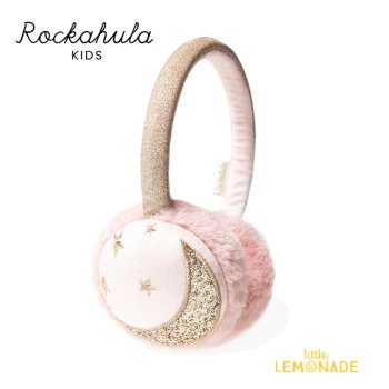 <img class='new_mark_img1' src='https://img.shop-pro.jp/img/new/icons1.gif' style='border:none;display:inline;margin:0px;padding:0px;width:auto;' />【Rockahula Kids】 Moonlight Earmuffs Pink-PINK  (T1892P)  ムーンライト ピンク フェイクファー 耳当て イヤーマフ  22AW
