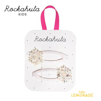 <img class='new_mark_img1' src='https://img.shop-pro.jp/img/new/icons1.gif' style='border:none;display:inline;margin:0px;padding:0px;width:auto;' />【Rockahula Kids】  Snowflake Clips (X430)  雪の結晶 ヘアクリップ 2個セット  スノー フレーク  22AW