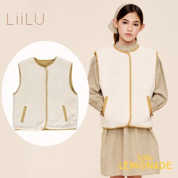 LiiLu Teddy Vest 2/4/6С liaw22_051 ١ѥԥ  ٥ 22AW 24SALE