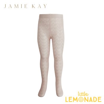 【Jamie Kay】 Cable Weave Tight - Pillow【3-12か月/1-2歳/2-4歳】  タイツ 子供用 ベビー用  ホワイト レース  子供服 YKZ