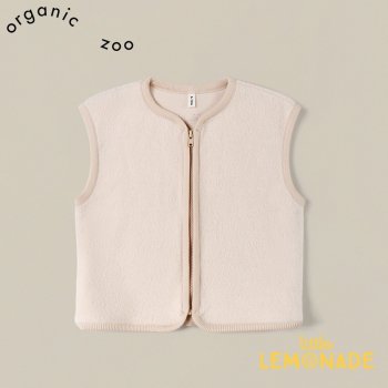 <img class='new_mark_img1' src='https://img.shop-pro.jp/img/new/icons1.gif' style='border:none;display:inline;margin:0px;padding:0px;width:auto;' />【Organic Zoo】 Almond Fleece Vest 【6-12か月/1-2歳/2-3歳/3-4歳】 ホワイト アーモンド ベスト オーガニックズー 22AW 11AFVOZ