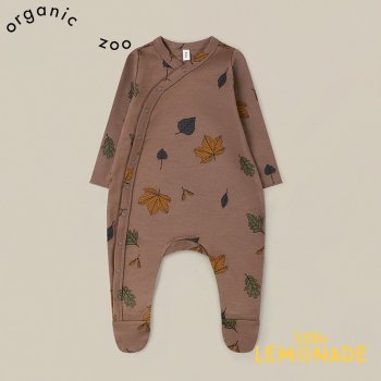 <img class='new_mark_img1' src='https://img.shop-pro.jp/img/new/icons1.gif' style='border:none;display:inline;margin:0px;padding:0px;width:auto;' />【Organic Zoo】 Fall in Love Suit 【0-3か月/3-6か月/6-12か月】 足付き カバーオール 木葉 秋色  ボディスーツ アパレル 22AW 11FLSLOZ