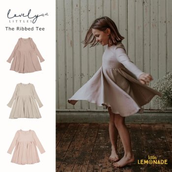 <img class='new_mark_img1' src='https://img.shop-pro.jp/img/new/icons1.gif' style='border:none;display:inline;margin:0px;padding:0px;width:auto;' />【LOVELY LITTLES】 The Long Sleeve Dress  無地 ワンピース 【 24か月・36か月・4歳 】 全3色 Sand / Mauve / Blush リブ 長袖 YKZ