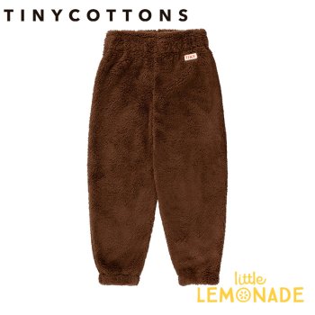 <img class='new_mark_img1' src='https://img.shop-pro.jp/img/new/icons1.gif' style='border:none;display:inline;margin:0px;padding:0px;width:auto;' />【tinycottons】 POLAR SHERPA SWEATPANT chocolate【2歳/3歳】 スウェットパンツ チョコレート ブラウン ズボン AW22-244 K22 YKZ