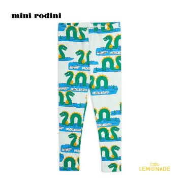 【Mini Rodini】 Loch ness aop leggings 【9か月-1.5歳 / 1.5-3歳】 ネッシー レギンス 2313010375 スパッツ アパレル YKZ 23SSpre