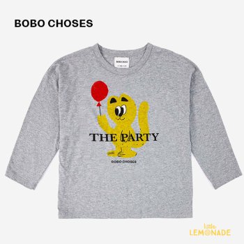 <img class='new_mark_img1' src='https://img.shop-pro.jp/img/new/icons1.gif' style='border:none;display:inline;margin:0px;padding:0px;width:auto;' />【BOBO CHOSES】 PARTY CAT LONG SLEEVE T-SHIRT 【2-3歳】 (222FC002)) FUN COLLECTION  YKZ 22AWFUN
