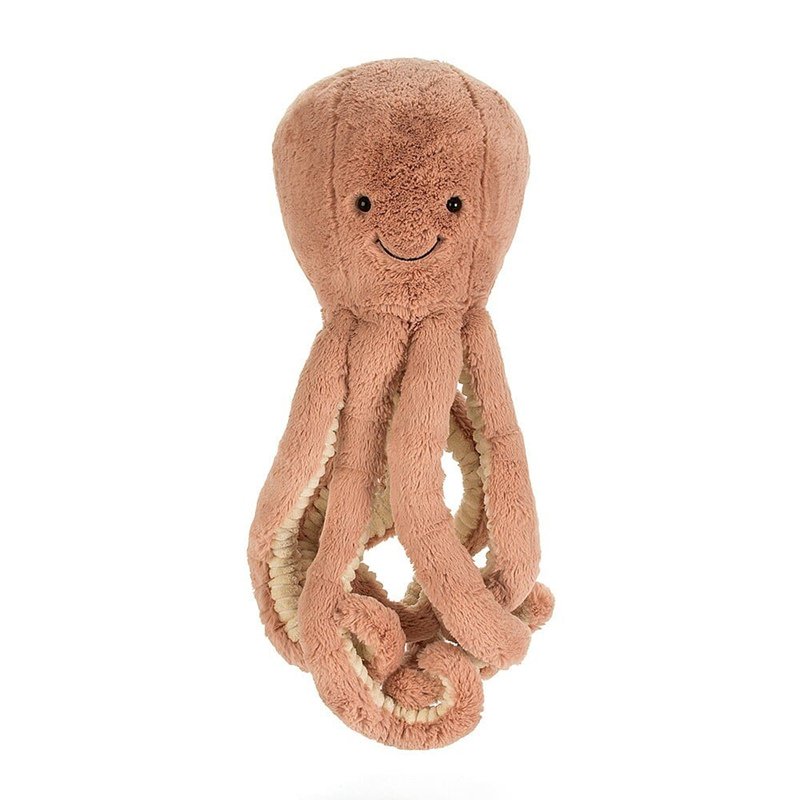 Jellycat ジェリーキャット】 Odell Octopus Little ぬいぐるみ たこ オクトパス オデル【プレゼント 出産祝い ギフト】  バースデー ファーストトイ 【正規品】 あす楽 リトルレモネード ODL2OC