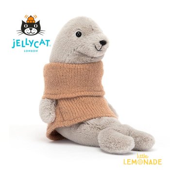 【Jellycat ジェリーキャット】  Cozy Crew Seal   コージークルーシール 服を着た あざらし ぬいぐるみ    (CRW3S) 【正規品】