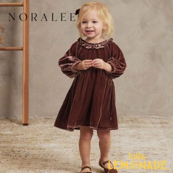 【NORALEE】  ADELINE DRESS WINE 【12か月/2歳/4歳】 ドレス ワンピース フォーマル 結婚式 ノラリー 女の子 子供服 輸入 海外ブランド NL007NWO YKZ