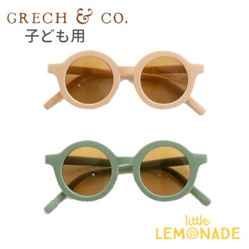 <img class='new_mark_img1' src='https://img.shop-pro.jp/img/new/icons1.gif' style='border:none;display:inline;margin:0px;padding:0px;width:auto;' />【Grech&co】ORIGINAL ROUND SUSTAINABLE SUNGLASSES【SHELL/FERN】  2色 子供用サングラス くすみ色  KIDS UV対策 こども  旅行