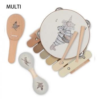 ȥå 10%OFF ѥå» Konges Sloejd MUSIC SET DRUM MULTI ߥ塼åɥॻå ڴ糧å  󥲥  